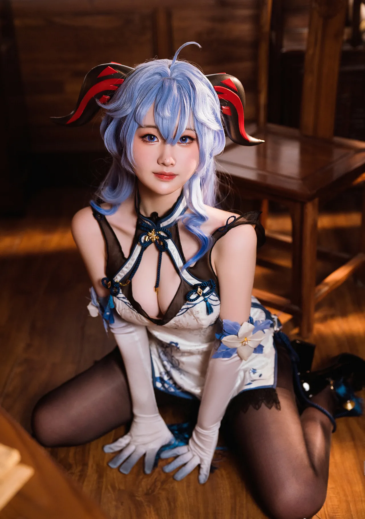 若若不男 - Ganyu Qipao-erohere7.webp